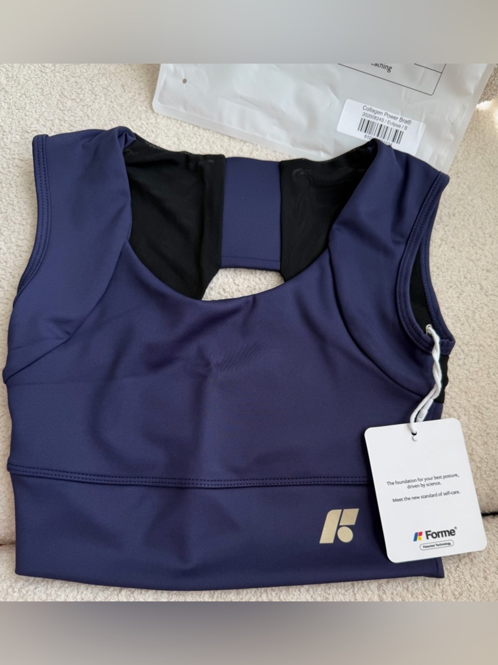 Forme Collagen Power Bra - Size S - NEW with Tags - Picture 3 of 5